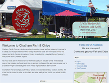 Tablet Screenshot of chathamfishandchips.com